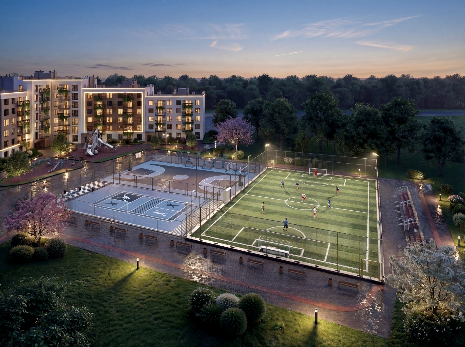 В Івано-Франківську створюють найбільший спортивний комплекс відкритого типу